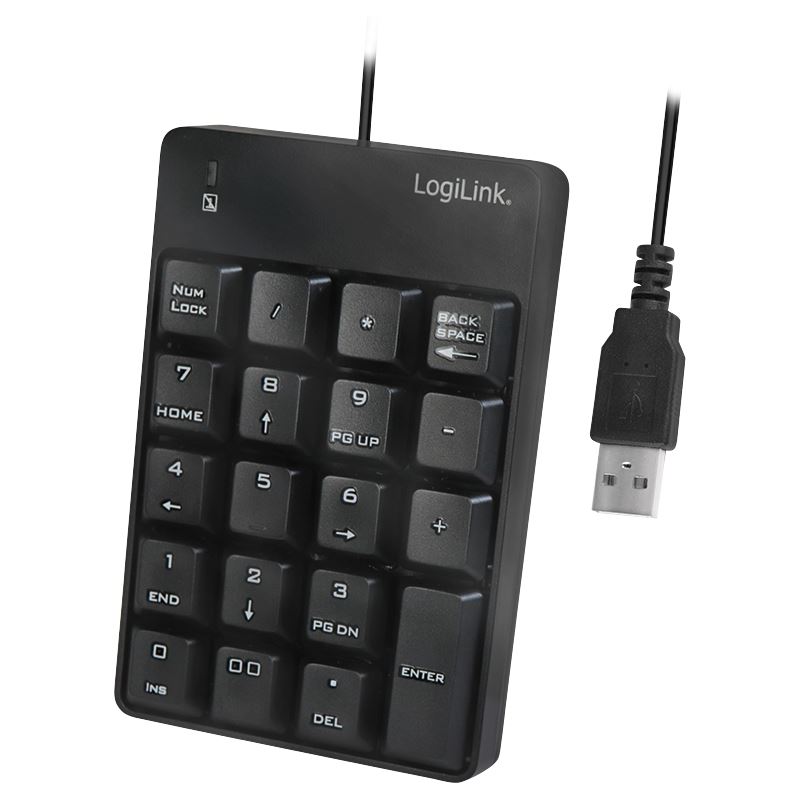 LogiLink ID0184 USB schwarz (kabelgebunden)
