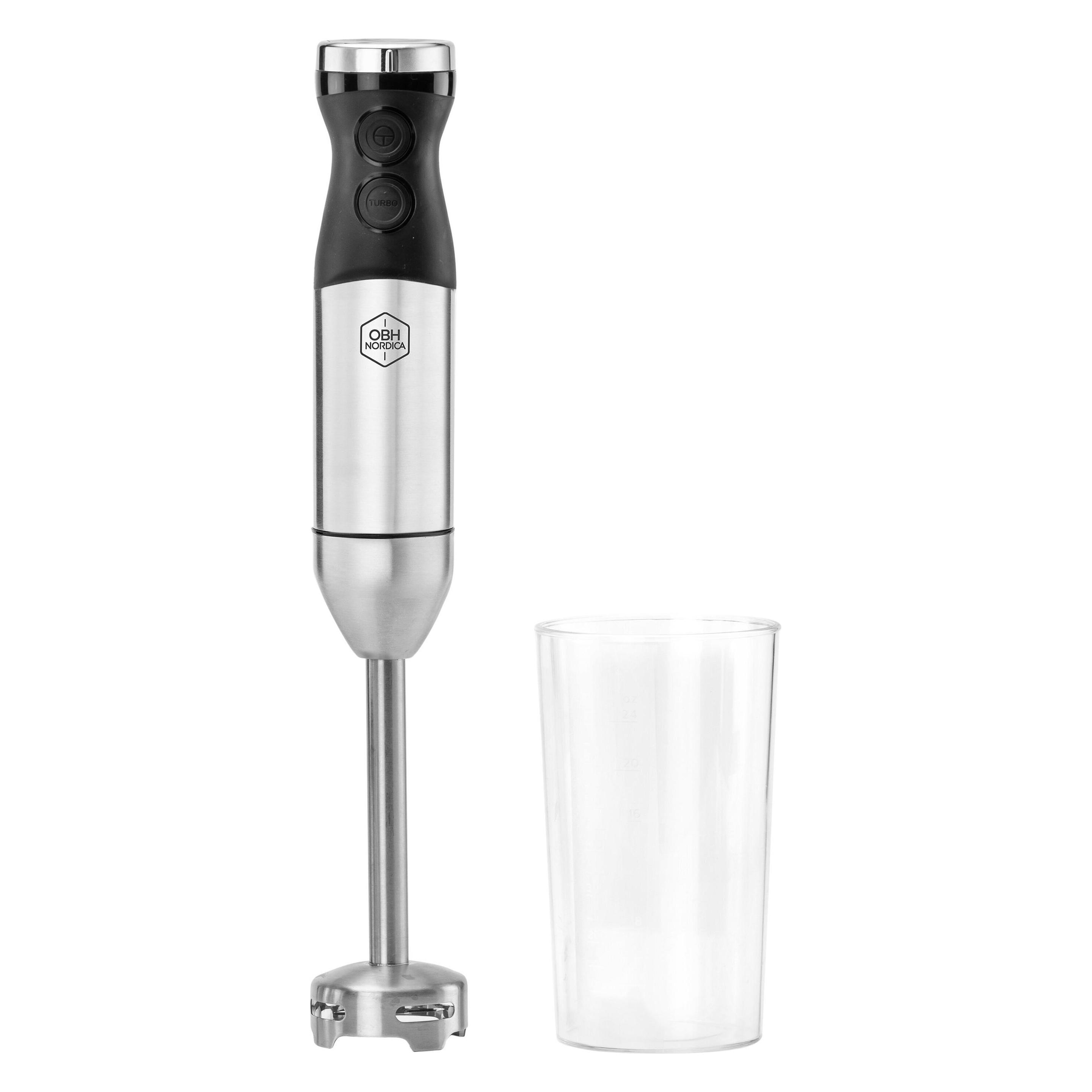 OBH Nordica Elite Mix Initial Hand Blender, black/steel (7716)