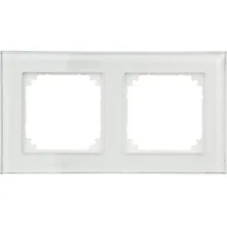 M-Plan, Echtglasrahmen Brillantweiß Merten, 2-fach