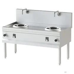 KBS Gastrotechnik Wokherd 2 Brenner Wand-Modell 5kW