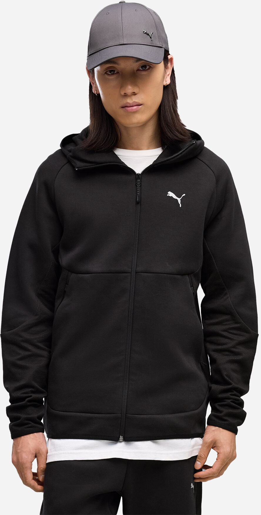 Puma Tech M - Felpa - Uomo - Nero M