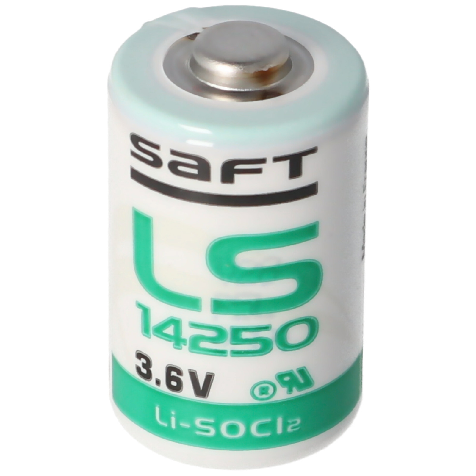 SAFT LS14250 lithiumbatterij type Li-SOCl2 formaat 1/2 AA