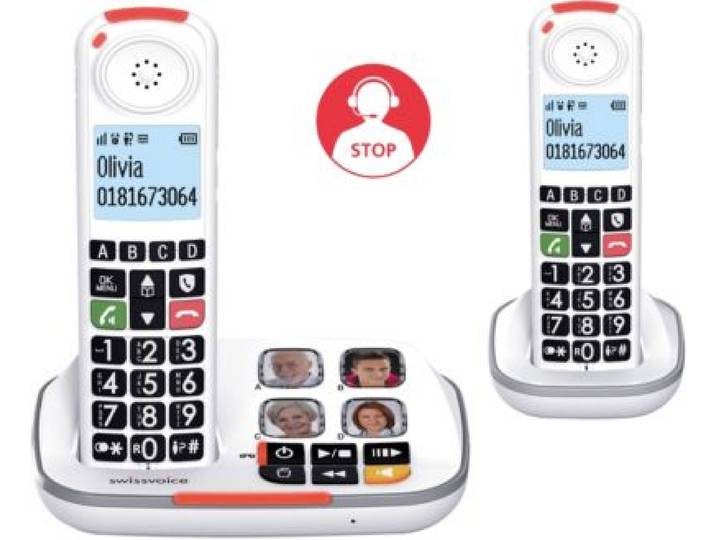 Swissvoice - Téléphone Sans Fil Xtra 2355 Voice Duo
