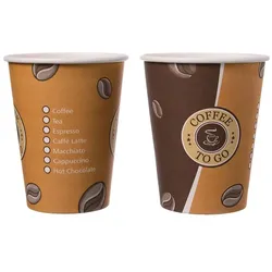 1000x Paper Cups "Coffee to go" 12 oz / 300 ml Ø 90 mm