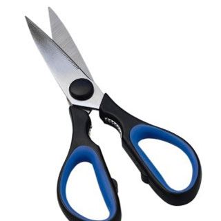 WEDO Schere Soft-Cut schwarz-blau 21,5 cm