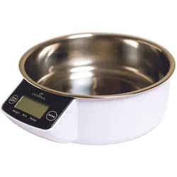 Kerbl EYENIMAL Intelligent Pet Bowl XL,mit Waage, 1,8l, weiss (180 cl), Futternapf