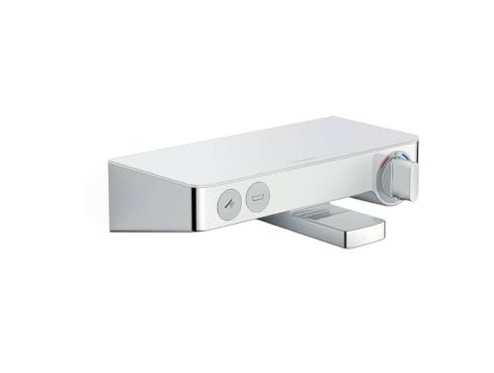 Hansgrohe Showertablet Select 300 Opbouw, Badthermostaat, Voor 2 Functies, Wit/Chroom