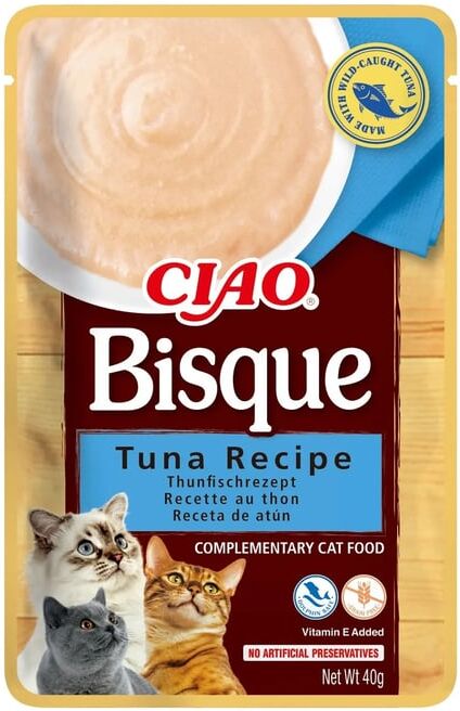 Churu Cat Bisque Receita De Atum 12 Uds 40g