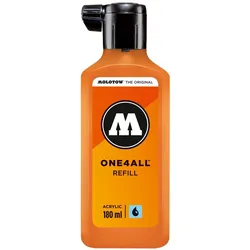 Feuerstein, Ersatzpatronen + Tintenfass, Nachfülltinte (Orange, 180 ml)