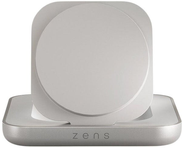 ZENS Qi2 Magnetisk Trådløs Oplader - 15W - MagSafe Kompatibel - Hvid