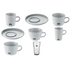 Melitta Espresso-Untertasse "M-Cups", weiss aus Porzellan, Durchmesser: 110 mm, Untertasse, Weiss