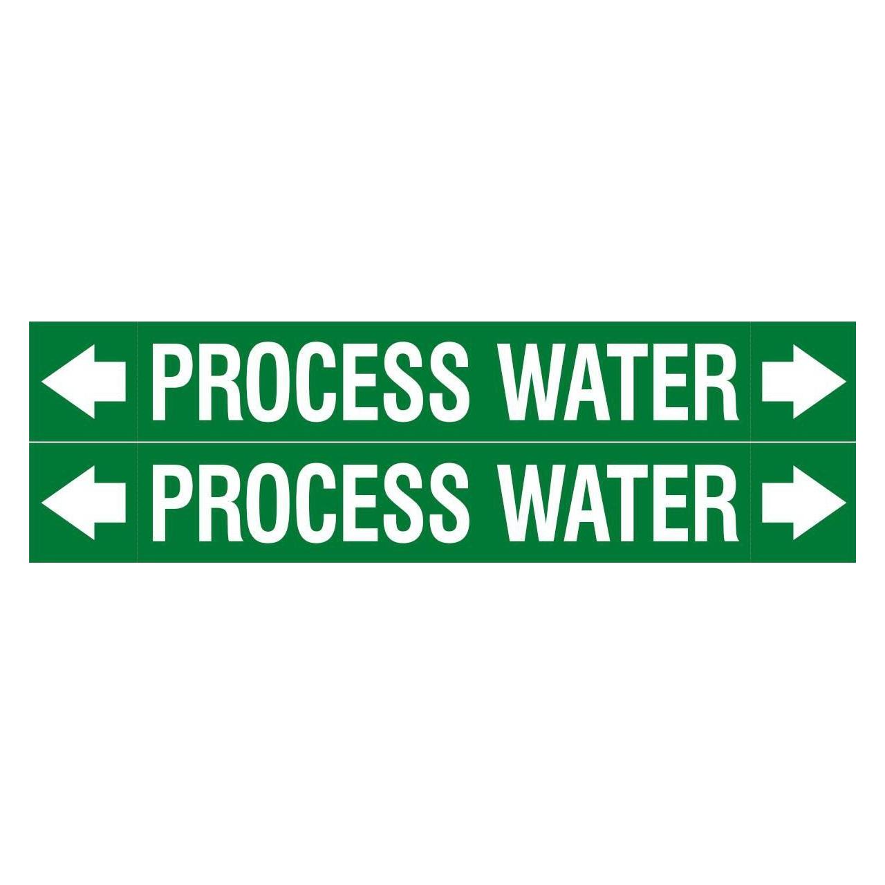 Brady ASME - Rohrmarkierer - Process Water (ASMEPM-50X345MM-PROCESS WATER)