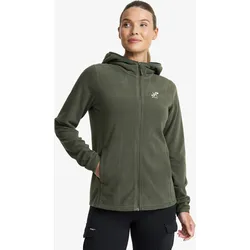 Hiker Fleece Hoodie Damen Kambaba Green, Größe:L - Damen > Oberteile > Fleece & Midlayers - Grün