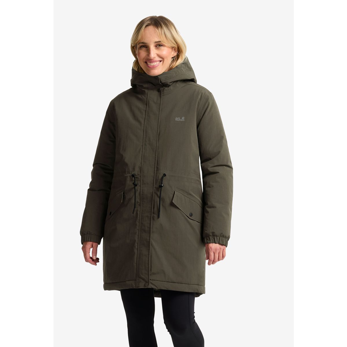 Jack Wolfskin Chilly Frost Parka W obsidian moss (E0205) 2XL A65066_E0205_A14