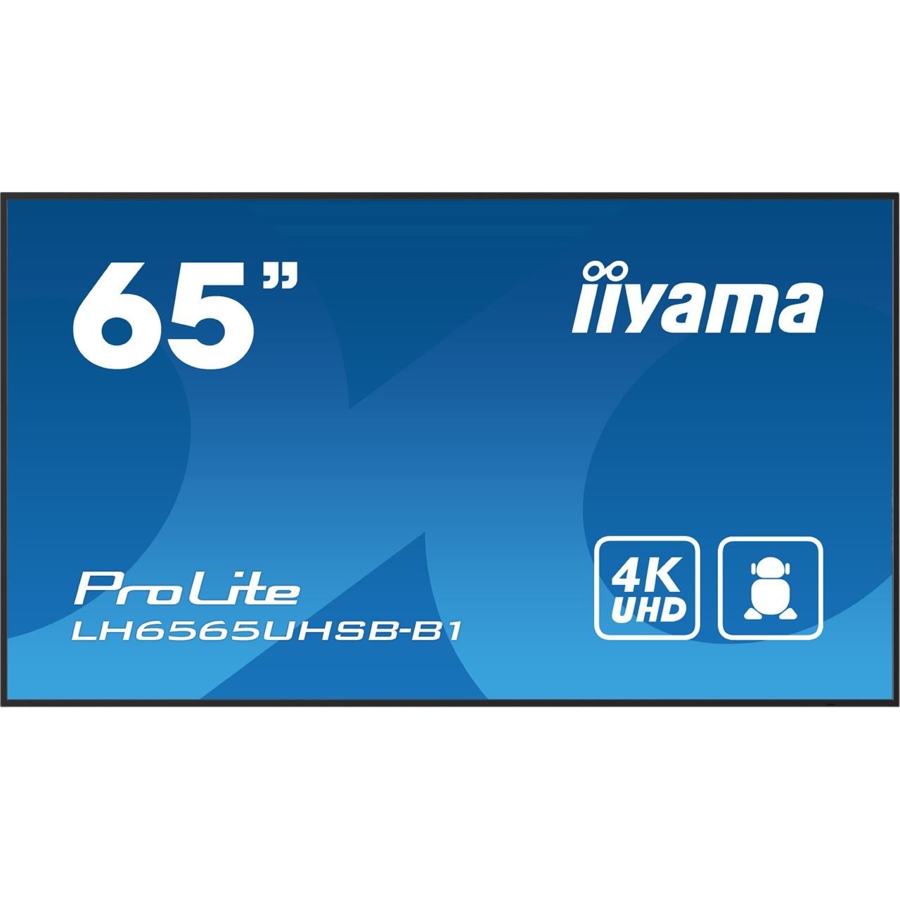 64,5" (163,90cm) iiyama ProLite LH6565UHSB-B1 schwarz 3840x2160 1x DisplayPort 1.2 / 2xHDMI 2.0