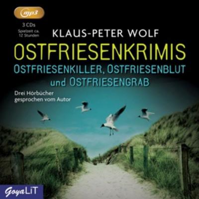 Ostfriesenkrimis Teil 1-3.,3 Audio-CD - Klaus-Peter Wolf, CD, 4012144342928
