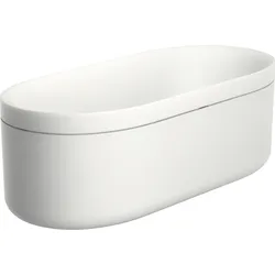 hansgrohe AXOR Suite Badewanne, freistehend, 1900x850x630mm, SOLIDSurface, 2 Personen, 190 Liter, 42005700, Farbe: Mattweiß