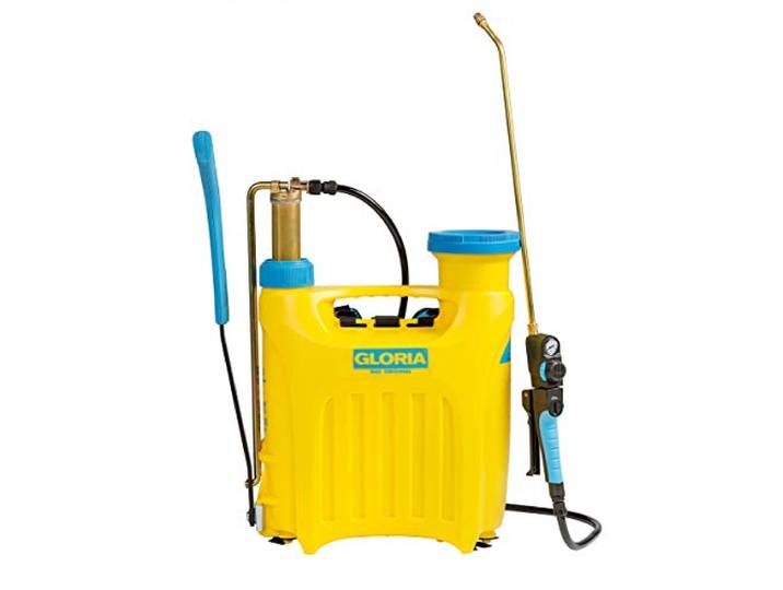 GLORIA Pulvérisateur à Dos Pro 1300 13 L pour Jardin\, Forêt & Agriculture Harnais pro rembourré avec pompe en laiton & tube de rallonge Régulateur de pression pour le soin des arbres & de la vigne