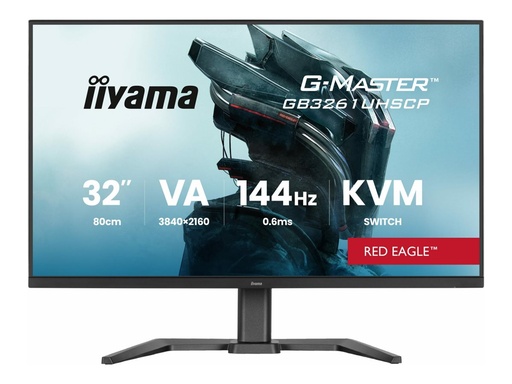 Iiyama G-MASTER Red Eagle GB3261UHSCP-B1 - LED-Monitor - Gaming - 81.3 cm (32") (GB3261UHSCP-B1)