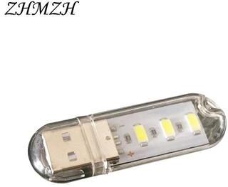 Uplift Picks Portable Mini USB LED Reading Light For Power Banks Laptops Travel white B
