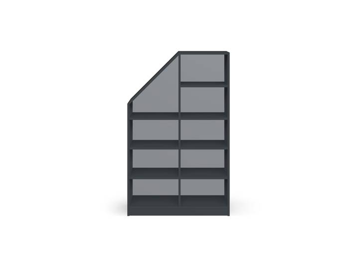 Dachschrägenmöbel Premium Dekore Schwarz
