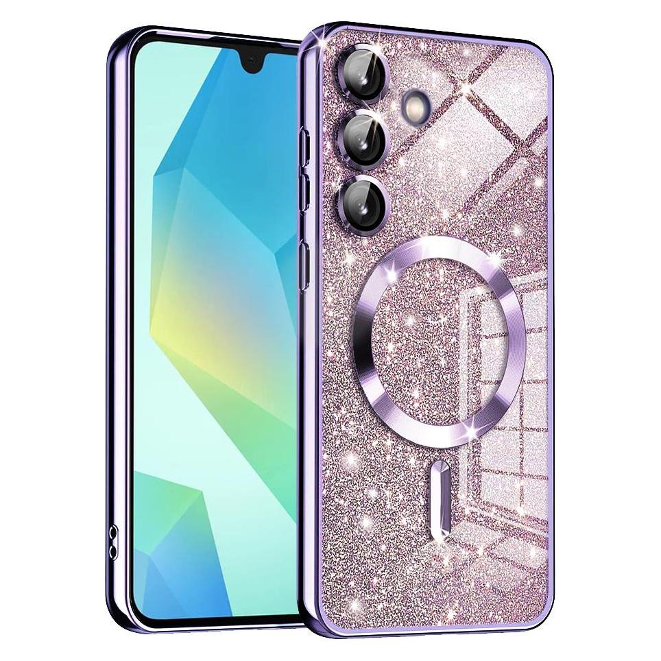 Techsuit - Luxury Glitter MagSafe - Samsung Galaxy A16 4G / A16 5G - Light Purple (Samsung Galaxy A16 5G) (56364645)