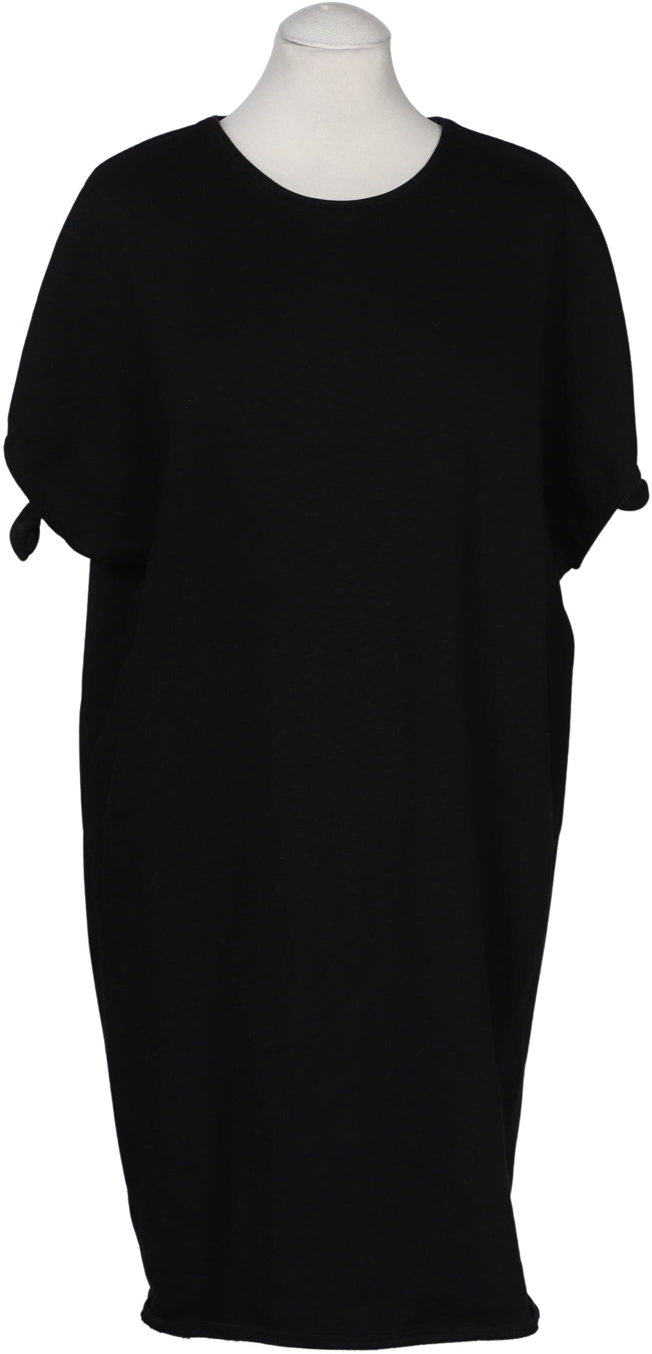 Weekday Damen Kleid, Schwarz, Gr. L, Baumwolle - Second Hand