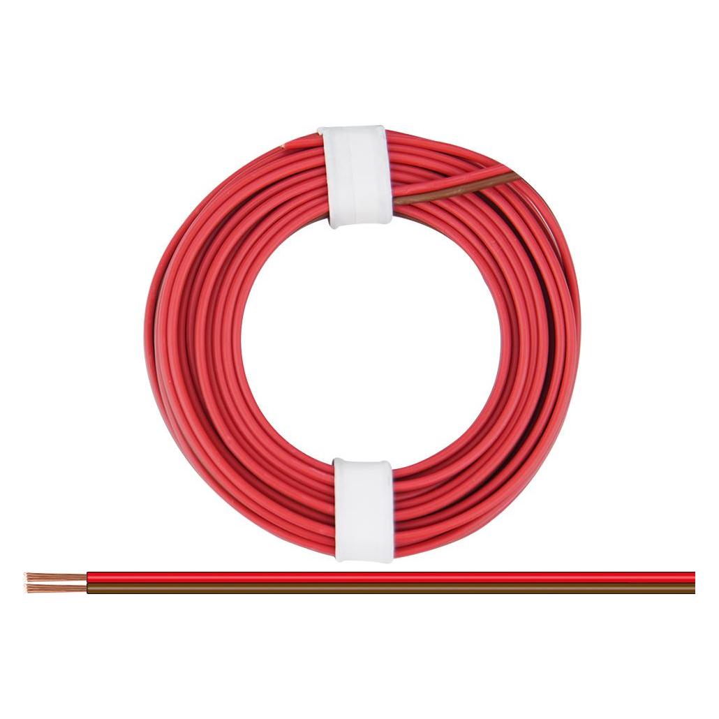 Donau ZWILLINGSLITZE 0,25 / 5m rot-braun (5 m) (225-08)