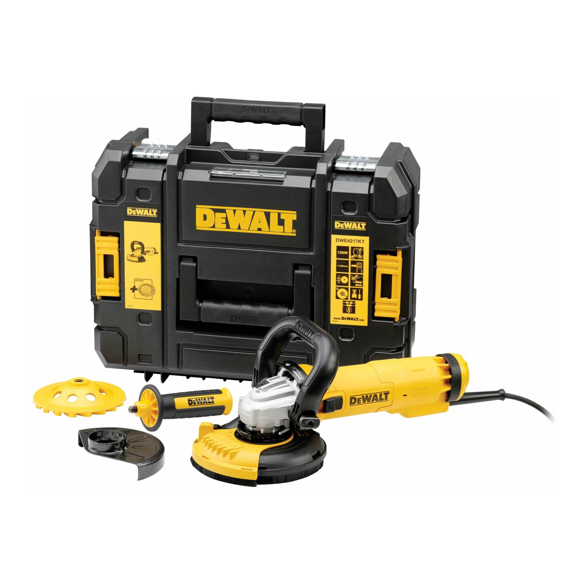 DEWALT Winkelschleifer 1200 Watt, 125mm (DWE4217KT-QS)