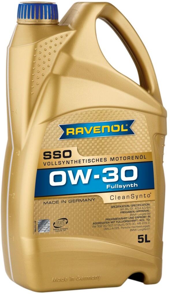 Moottoriöljy Ravenol 1111100 Sso 0w30 5l