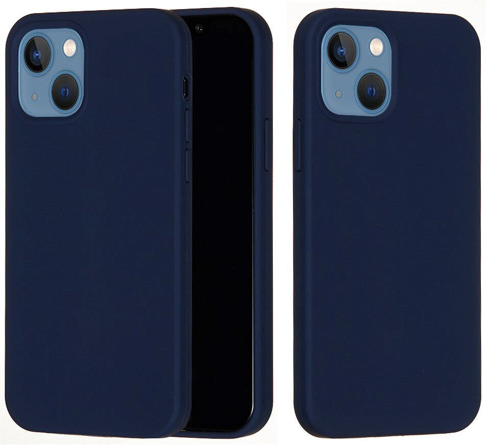 INCOVER iPhone 15 Liquid Silikone Bagside Cover - Midnatsblå