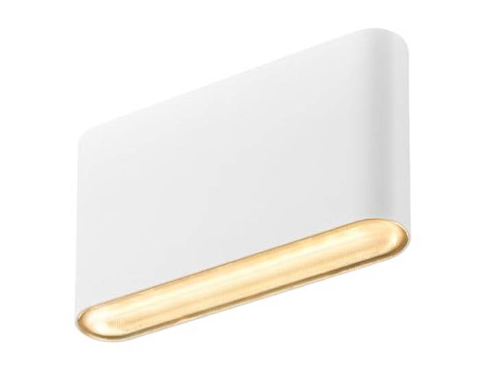 SLV OVAL 14 UP/DOWN Wandaufbauleuchte, Außenleuchte, Außenbeleuchtung von Wänden und Hauseingang 2700/3000K, 6W, weiß