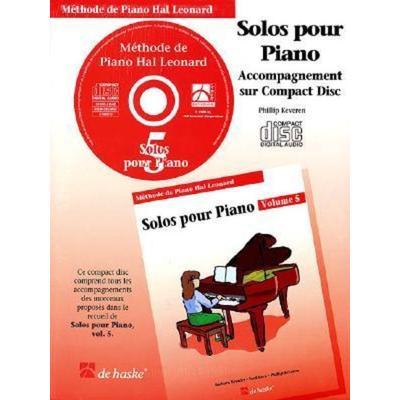 Piano Solos Book 5 - CD - French Edition: Hal Leonard Student Piano Library - J. Moser David, CD, 9789043111621