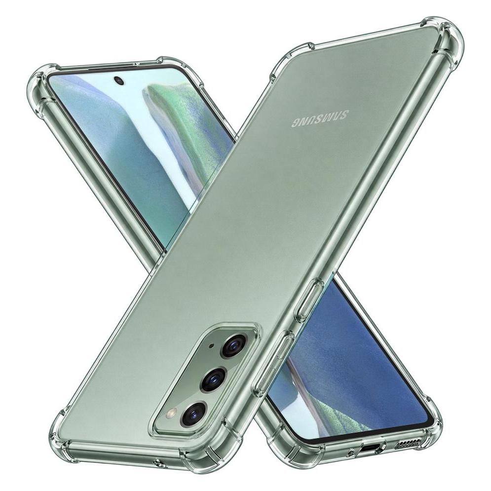 Techsuit - Shockproof Clear Silicone - Samsung Galaxy Note 20 4G / Note 20 5G - Clear (Samsung Galaxy Note 20 5G) (56365546)