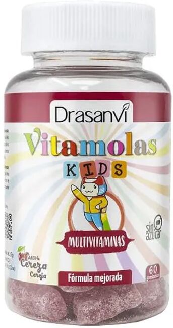 Drasanvi Vitamolas Kids Multivitaminas 60 Gomas Cereja