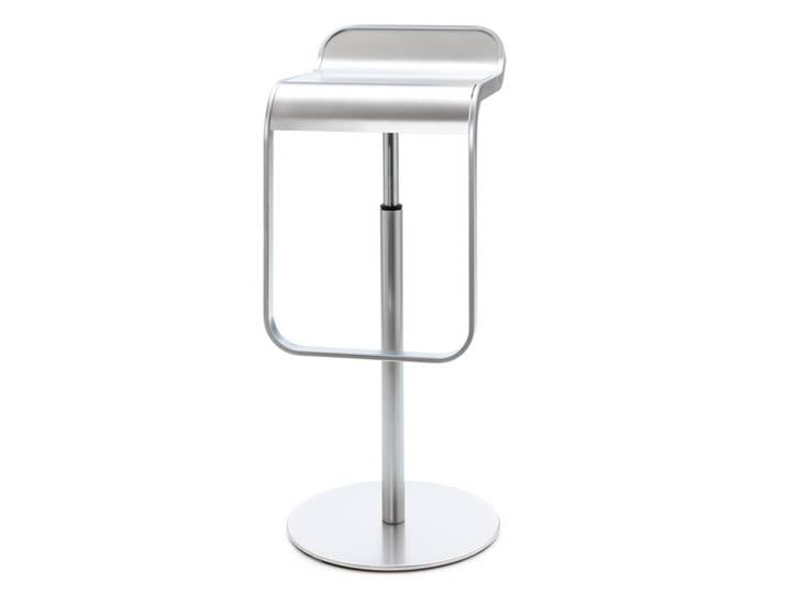 Barhocker Lem Lapalma silber, Designer Shin, Tomoko Azumi, 37x74-87x42 cm