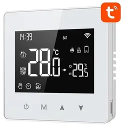 Avatto Smart thermostat ZWT198, Thermostat, Schwarz