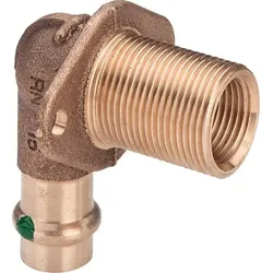 Wanddurchfuehrung SANPRESS 2232.1,279318 15x1/2IGx3/4AGx35, aus Rotguss, winkelig