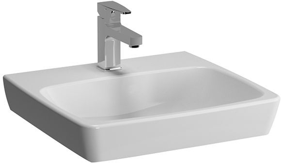 Vitra Metropole Waschtisch 5661B003-0041 weiß, 50x46cm, ohne Überlauf/Hahnloch mittig