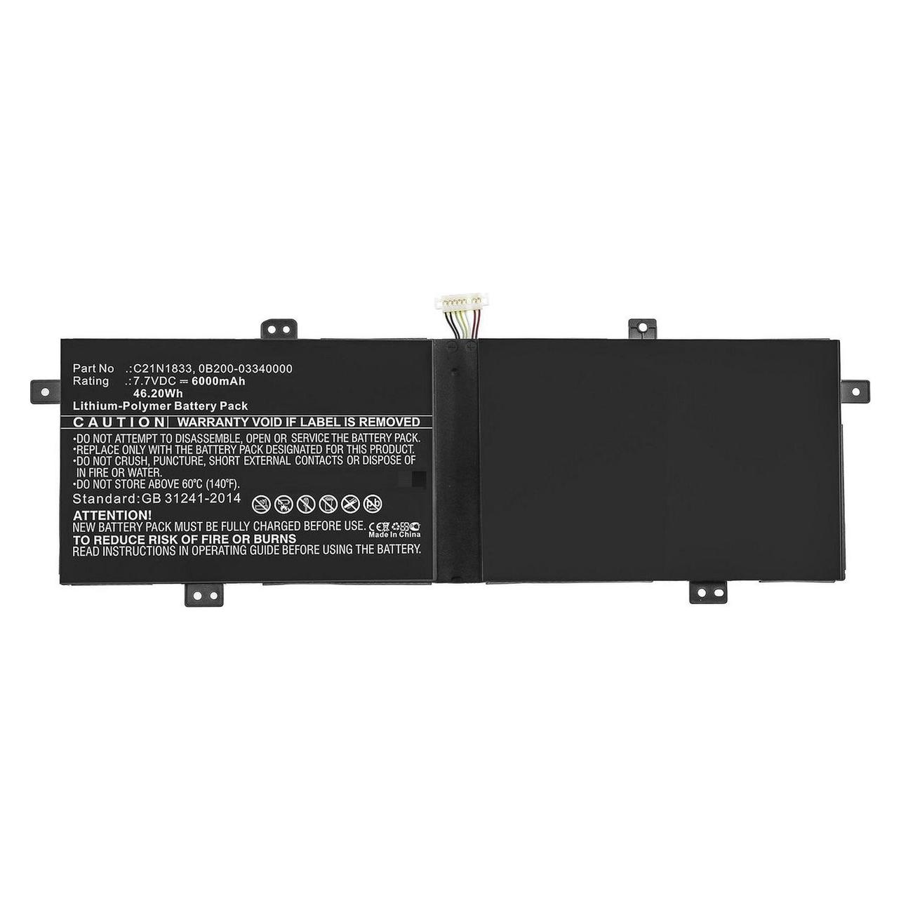 CoreParts Laptop Battery for Asus (6000 mAh) (MBXAS-BA0242)