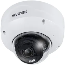 Vivotek V-SERIE FD9187-HT-V3 Fixed Dome IP-Kamera, 5MP, Indoor, 2,7-13,5mm (2560 x 1920 Pixels), Netzwerkkamera, Weiss