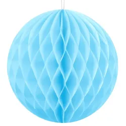 Wabenball hellblau 20 cm