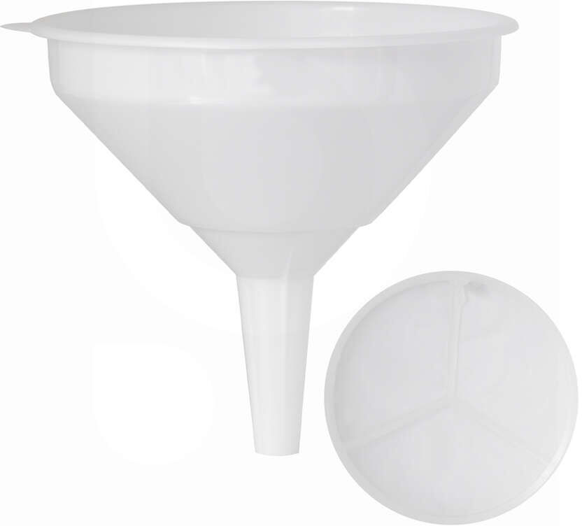 Polsinelli Imbuto bianco in plastica Ø 30 con filtro