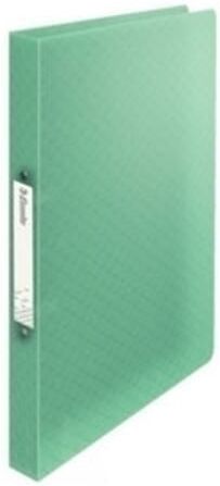 Esselte Pasta de arquivo   polipropileno   verde transparente   21mm   A4
