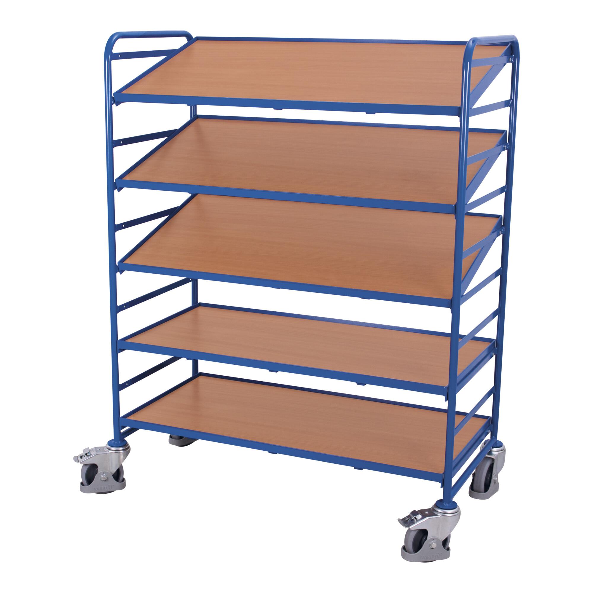 VARIOfit Eurokastenwagen mit 5 Holzböden (sw-610.301)