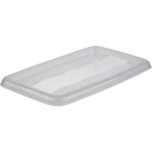 Keeeper Deckel-Aufbewahrungsbox Emilia, transparent, für Aufbewahrungsbox Emil 7 Liter, 35,5 x 21 cm