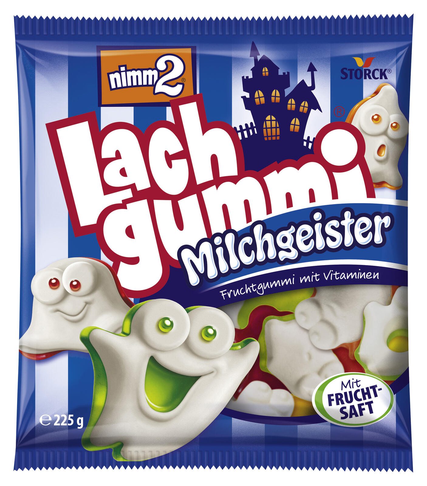nimm2® Lachgummi Milchgeister Fruchtgummi 225,0 g 680508