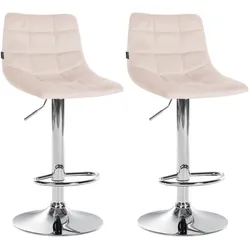 2er Set Barhocker Jerry Samt