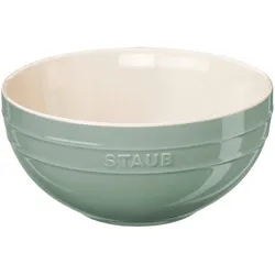 Staub Keramik-Schüssel, ca. 24 cm, eukalyptus