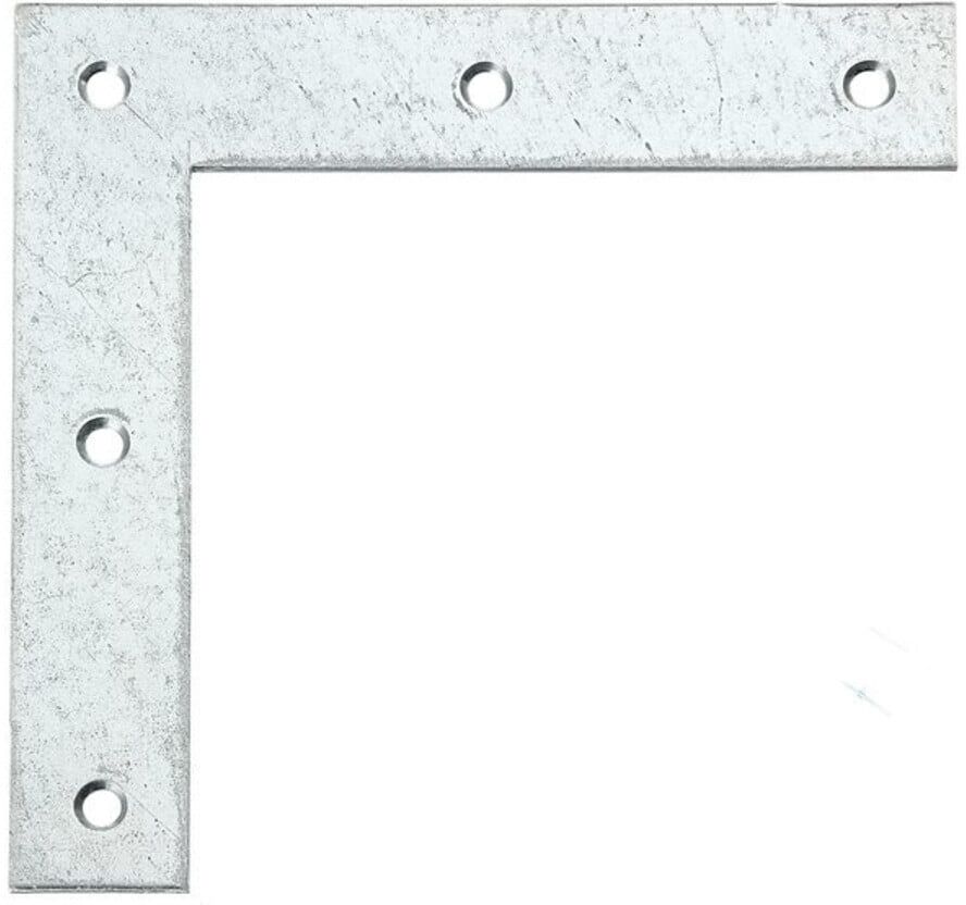 GAH Alberts Holzverb.-Eckwinkel L 160 x H 160mm gerade Stahl roh sendz. (332907)